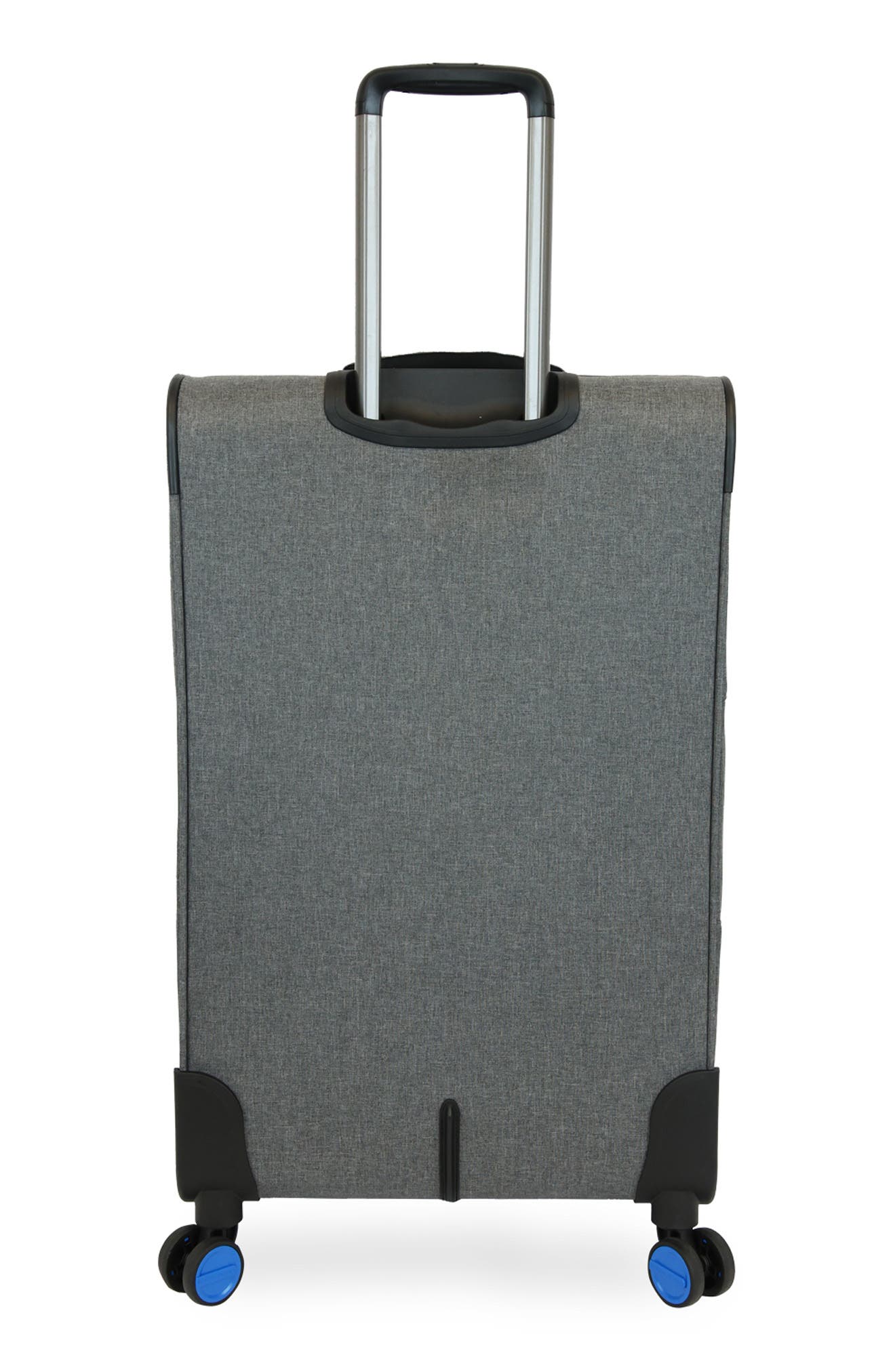 Original Penguin Havenport XL 3-Piece Softside Luggage Set, Alternate, color, Grey Crosshatch/ Blue