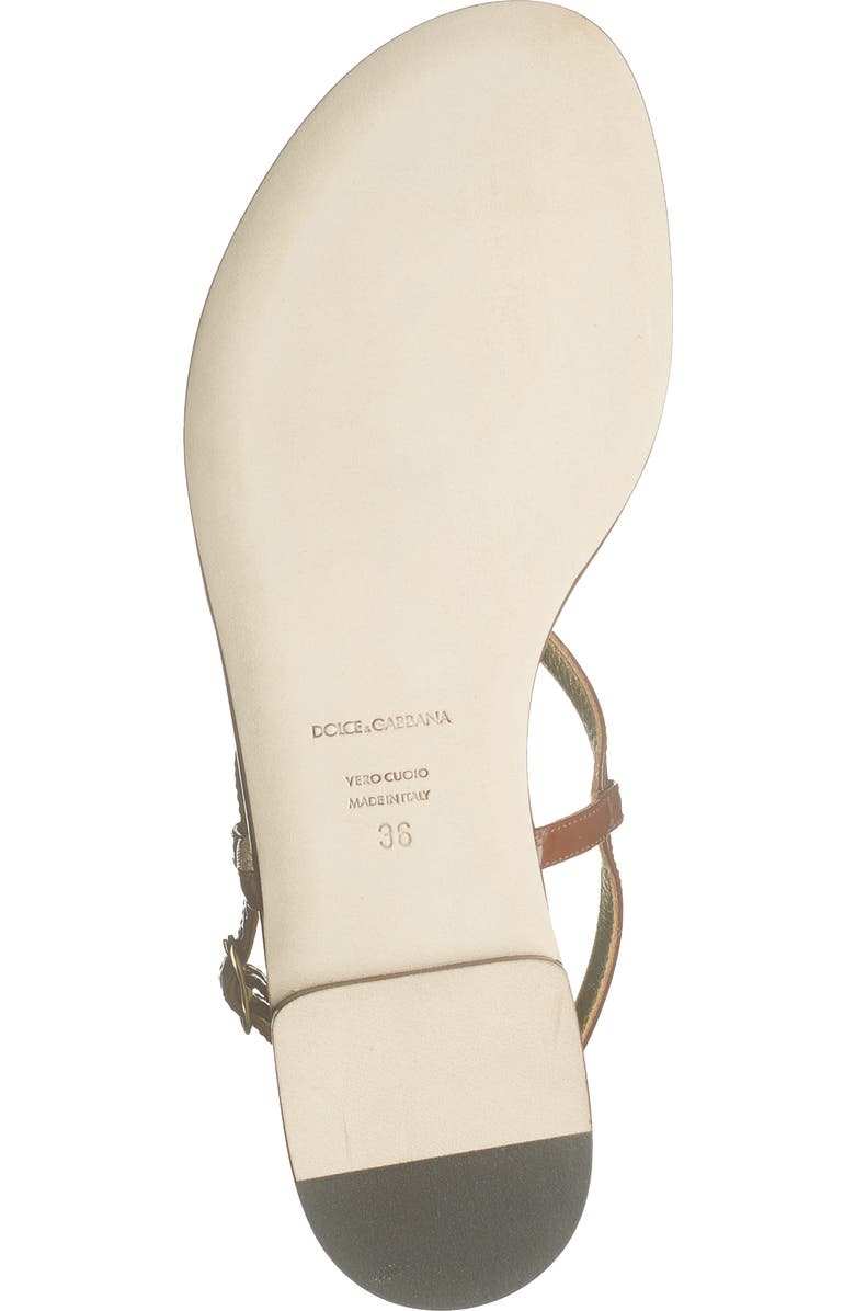 Dolce&Gabbana Jewel Embellished Thong Sandal, Alternate, color,