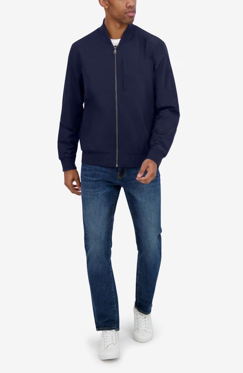 Nautica Water Resistant Flight Jacket In Blue