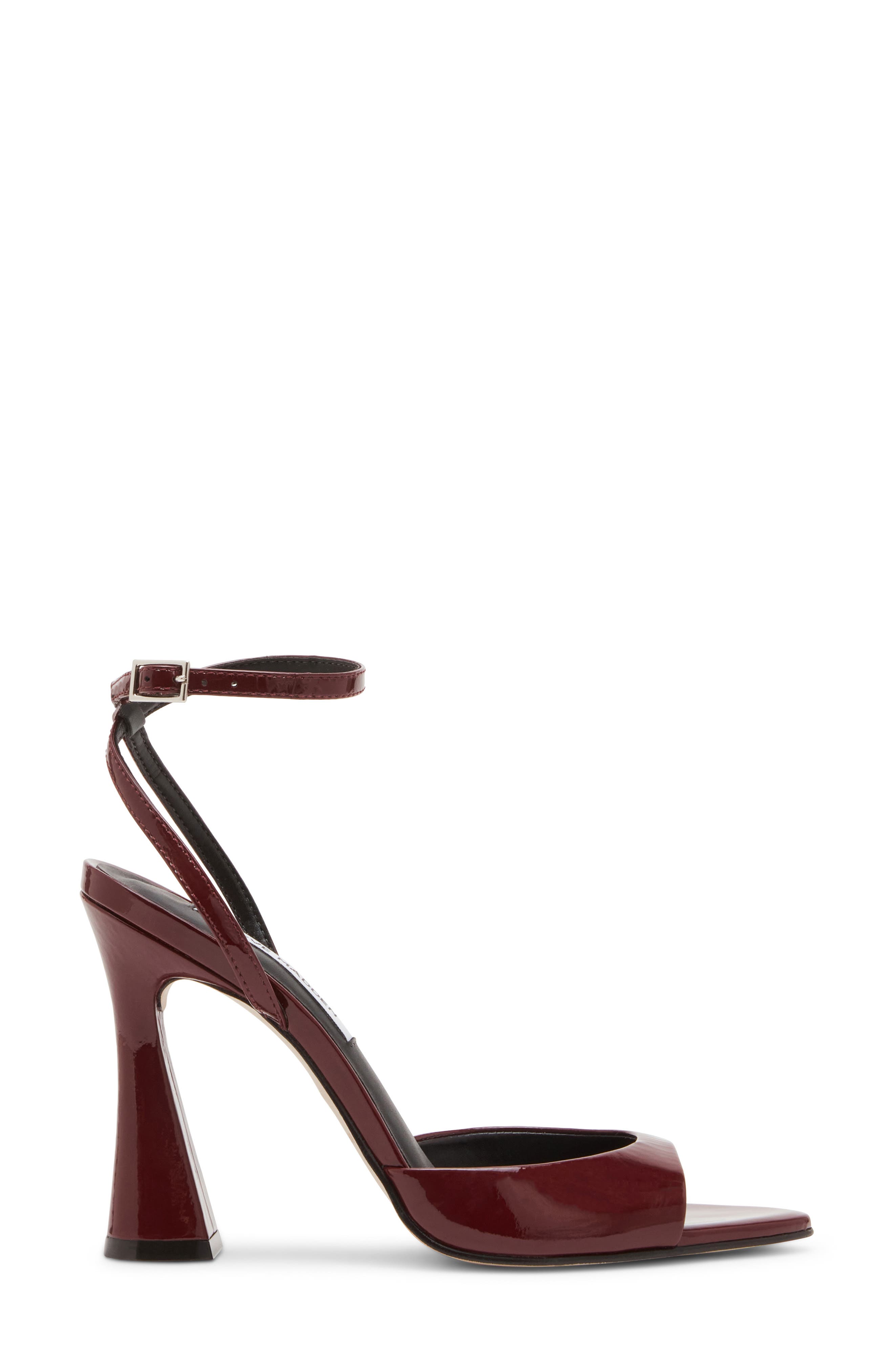 Beki Ankle Strap Pointed Toe Sandal, Alternate, color, BURG PAT