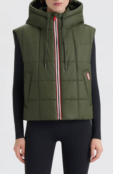 Lindsey Quilted Coated Water Repellent Vest