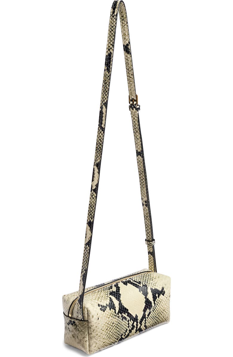 Khaite Mini Kye Snakeskin Embossed Leather Crossbody Bag, Alternate, color, Natural 121