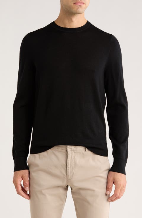 Washable Merino Wool Crewneck Sweater