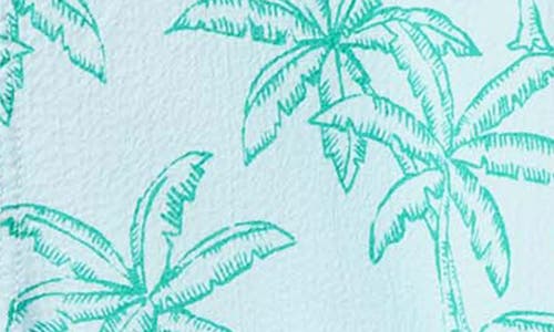 Tommy Bahama Nova Wave Royal Palmetto Short Sleeve Seersucker Button-up Shirt