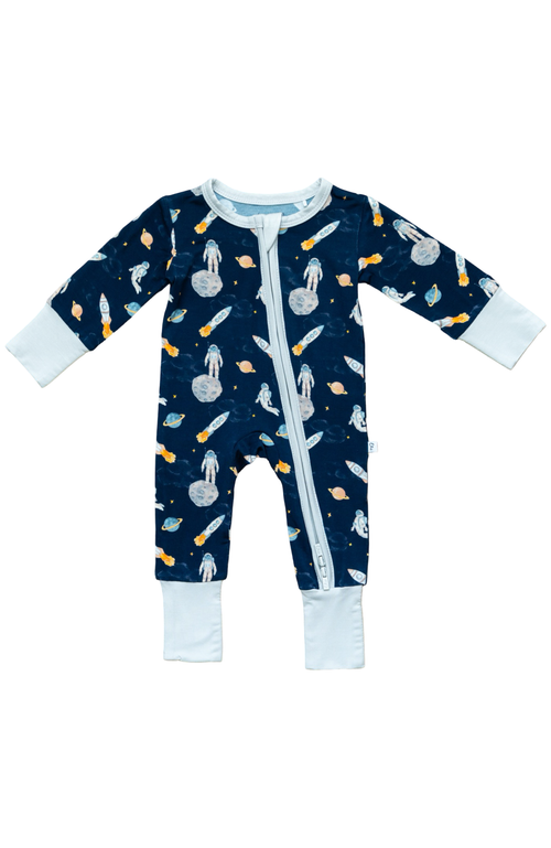 Laree + Co Samuel Convertible Footie In Blue