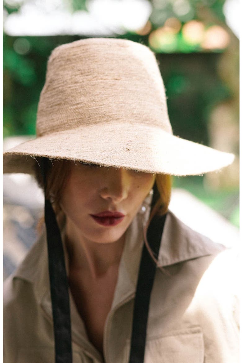 The Meg Jute Straw Hat, Alternate, color, Beige