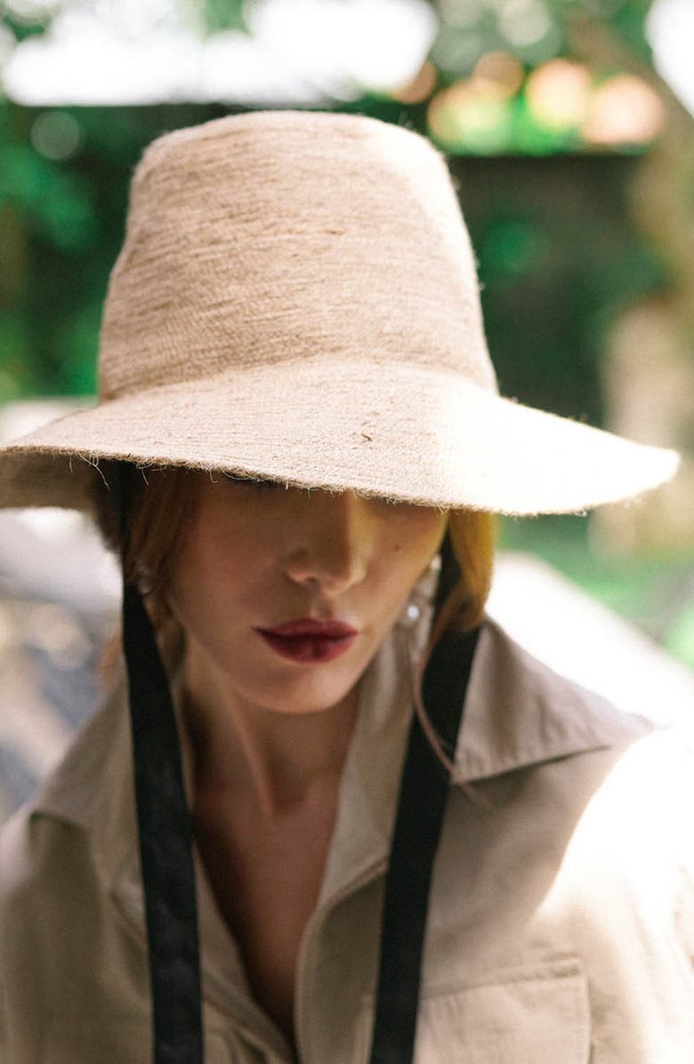 BRUNNA.CO The Meg Jute Straw Hat, Alternate, color, Beige