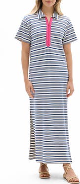 Hatley Limoges Stripe Cotton Blend Shirtdress