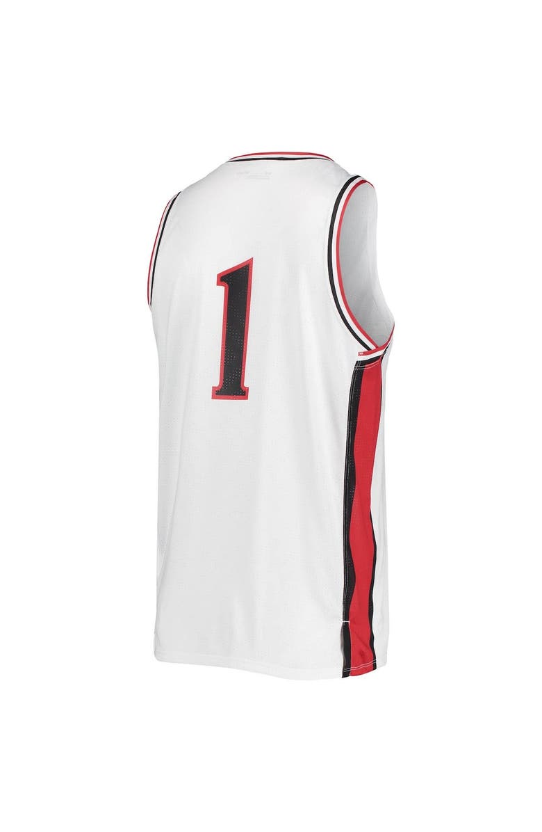 Under Armour Men's Under Armour #1 White Texas Tech Red Raiders Replica Basketball Jersey, Alternate, color, 