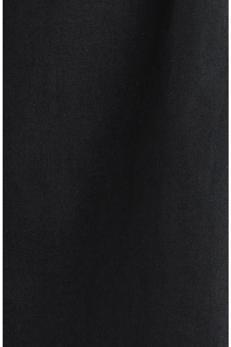 Leonard Water Repellent Double Breasted Crop Trench Jacket, Alternate, color, BLACK