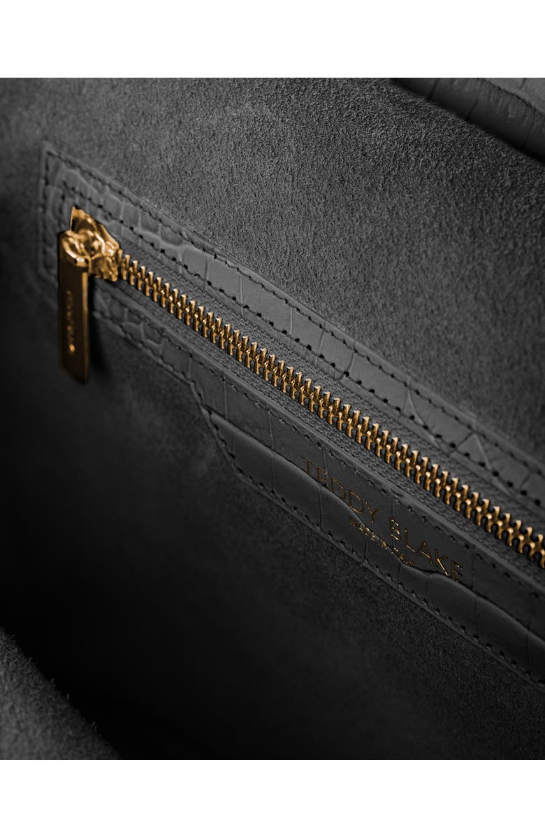 Teddy Blake Gigi Croco 13", Alternate, color, Dark Grey