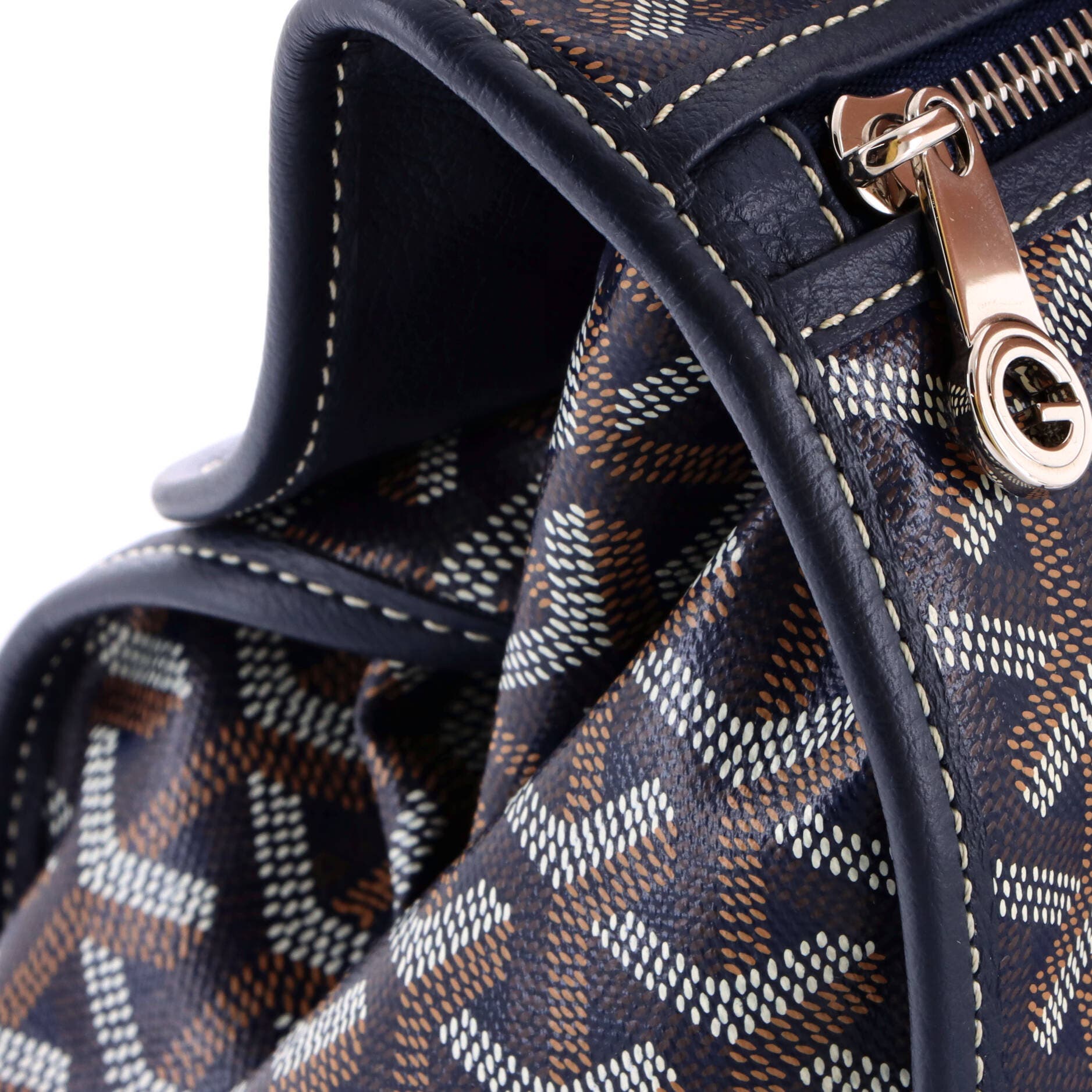 Saint Leger Briefcase Backpack Coated Canvas, Alternate, color, Blue