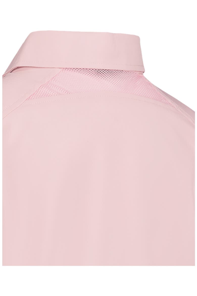 Kids' UA Drift Tide Short Sleeve Performance Button-Up Shirt, Alternate, color, PRIME PINK