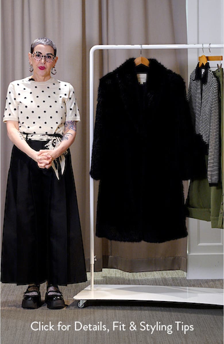 Long Faux Fur Coat, sales video thumbnail