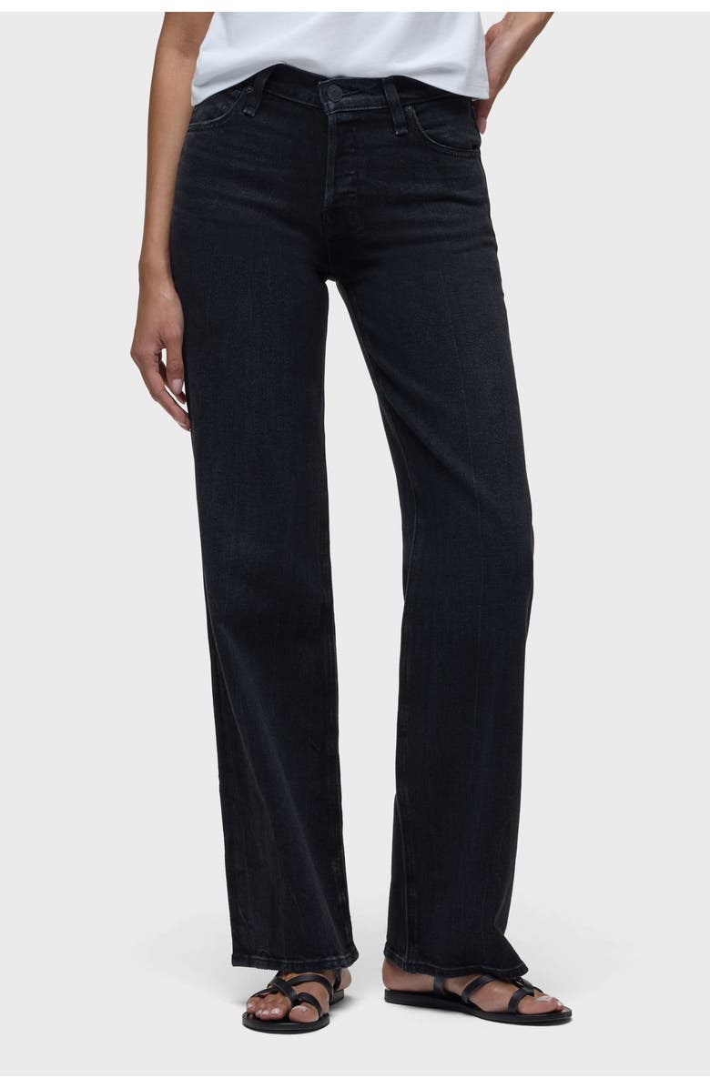 Hudson Jeans Rosie Wide Leg, Main, color, Fabulous Black