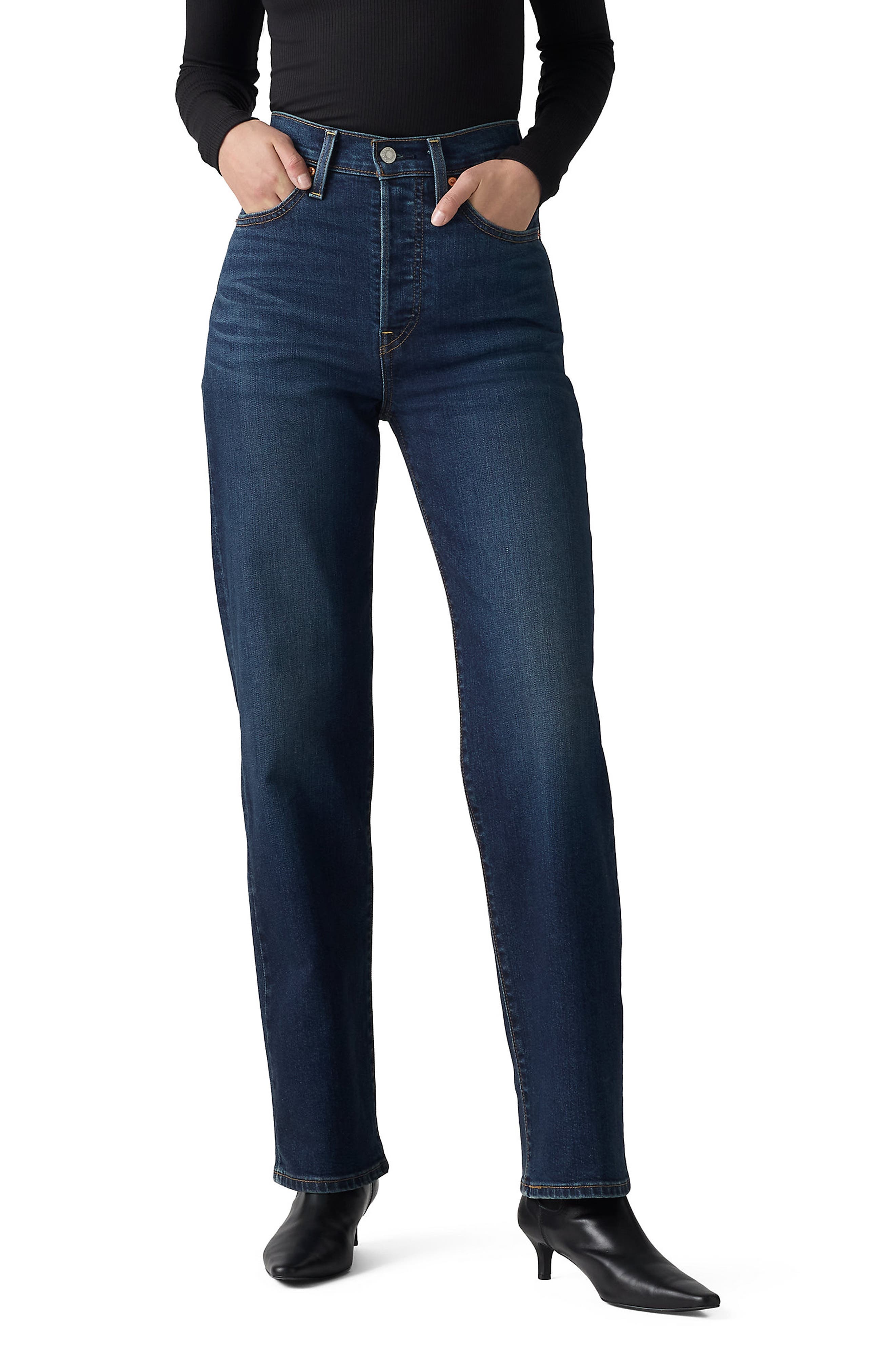 Levi&#39;s Ribcage Full Length Jeans