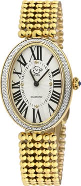 GV2 Piazza Diamond Accent Bracelet Watch, 29mm x 38mm