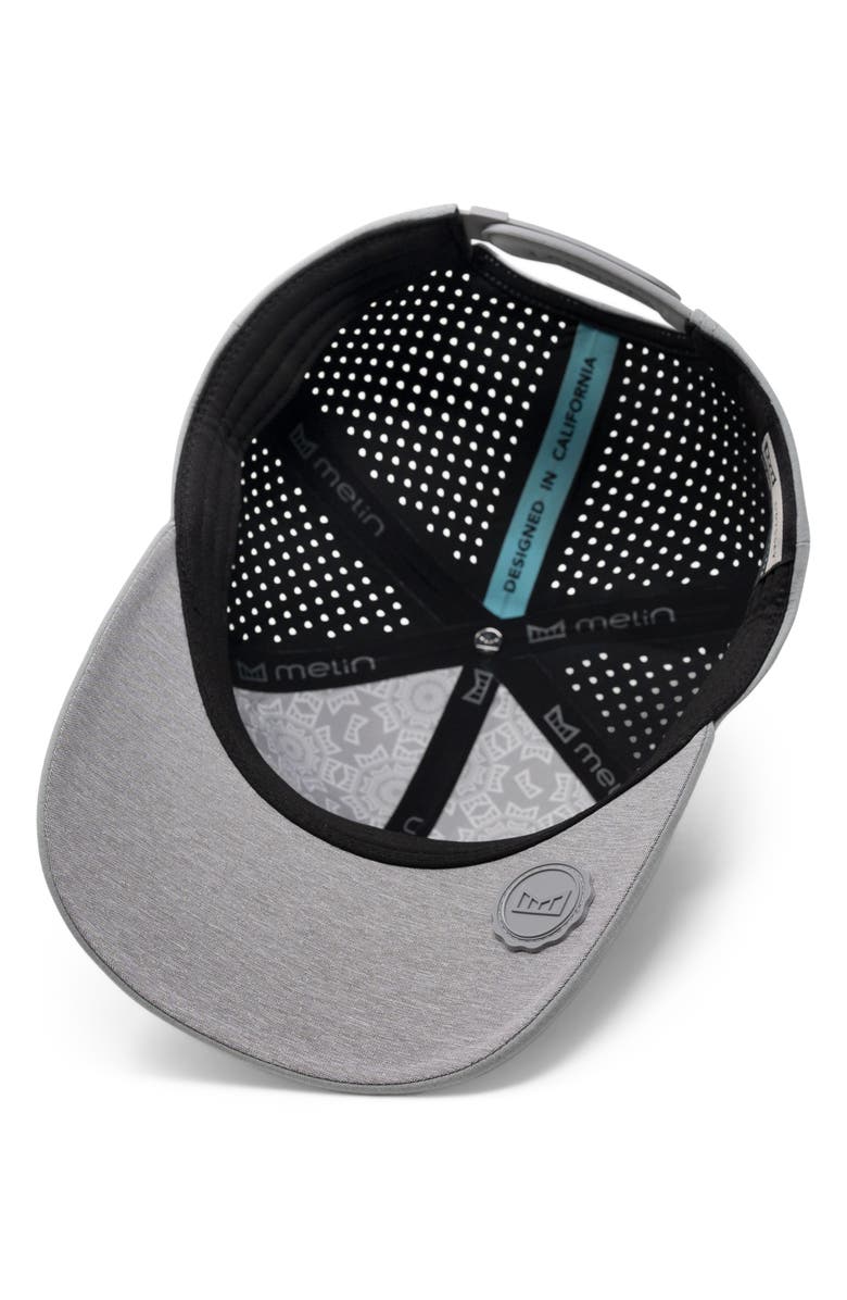 Melin Odysea Hydrolite Performance Snapback Hat, Alternate, color, Heather Grey