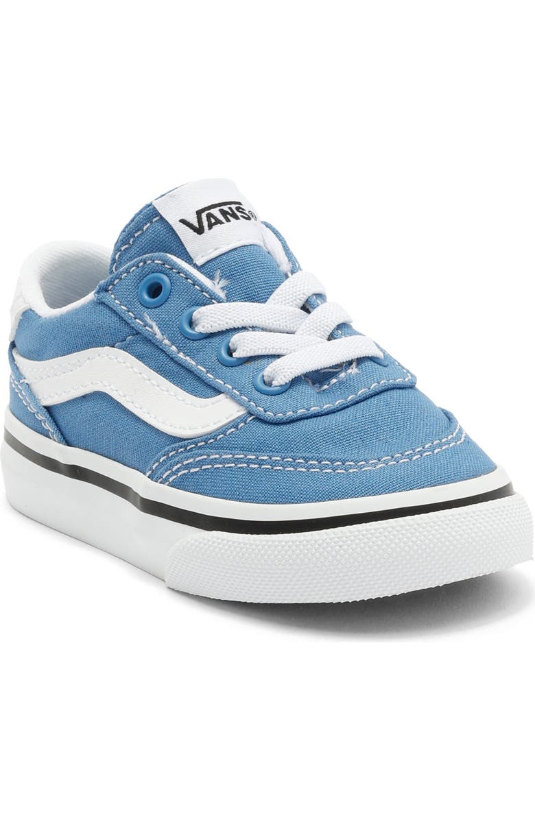 Vans Kids' Brooklyn Slip-On Sneaker, Main, color, Canvas Vintage Cobalt