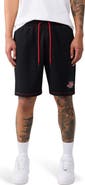 True Religion Buddha Contrast Fleece Shorts