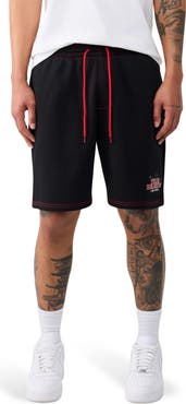 True Religion Buddha Contrast Fleece Shorts