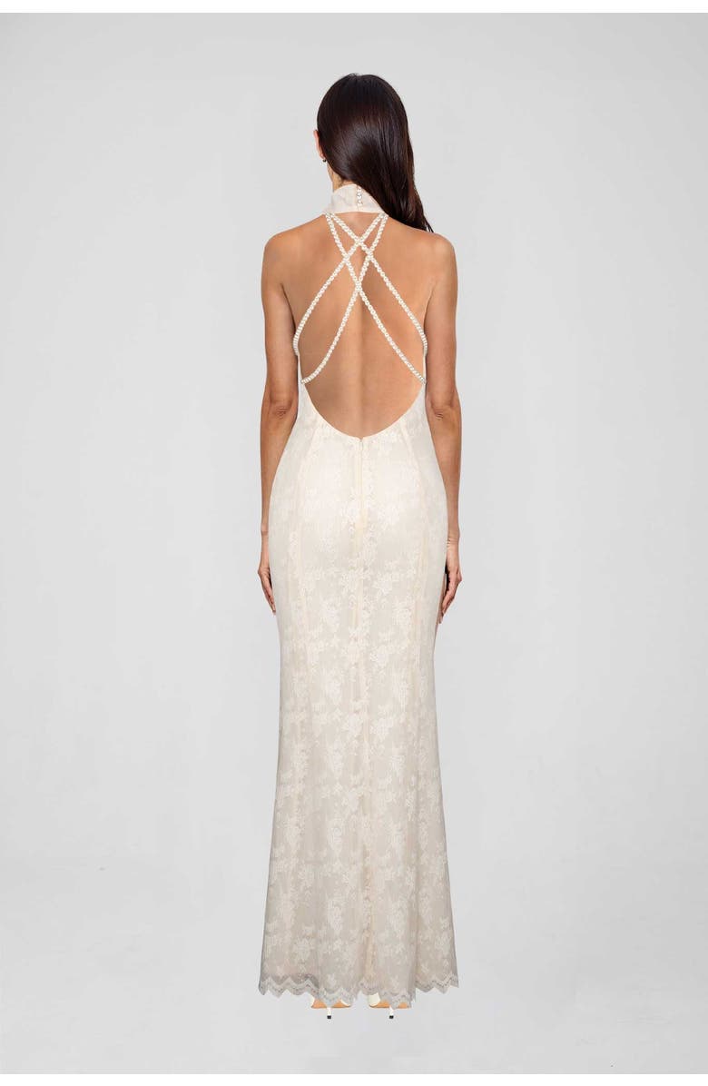 AtoÌr Devon Gown, Alternate, color, Ivory