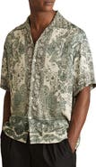 Reiss Samberg Paisley Camp Shirt