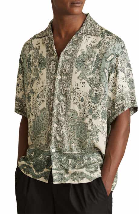 Reiss Samberg Paisley Camp Shirt