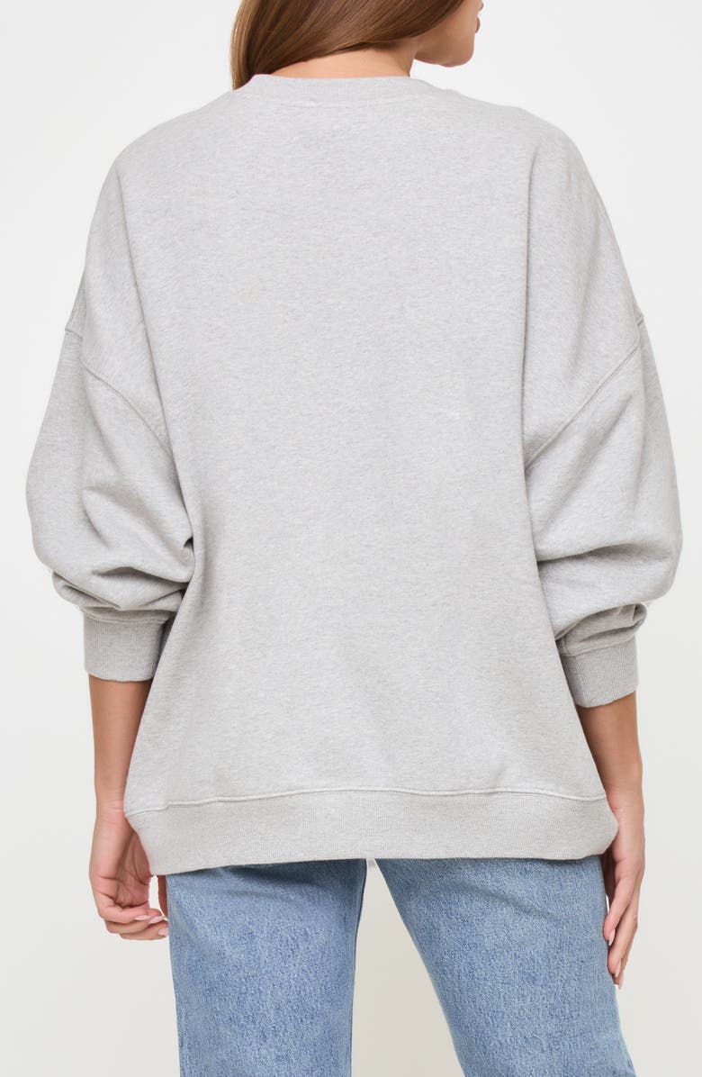 LSPACE Legend Cover-Up Sweatshirt, Alternate, color, Heather Grey
