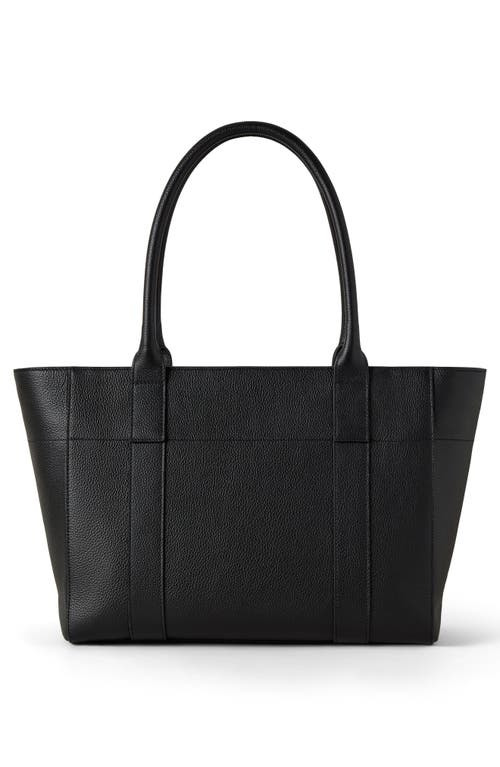 Mulberry Bayswater 9 To 5 Leather Zip Tote In Black