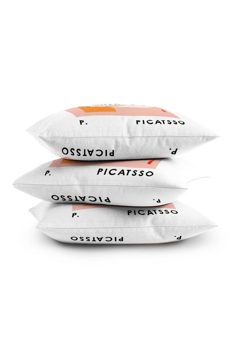 Picatsso Accent Pillow, Alternate, color, PINK