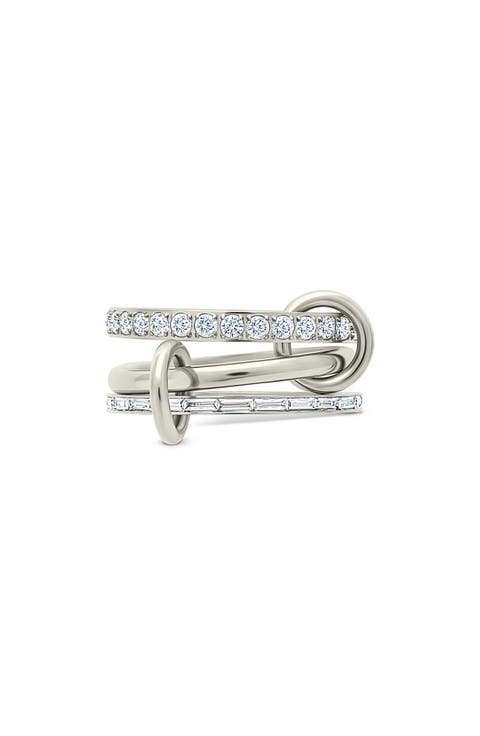 Thea Cubic Zirconia Linked Ring