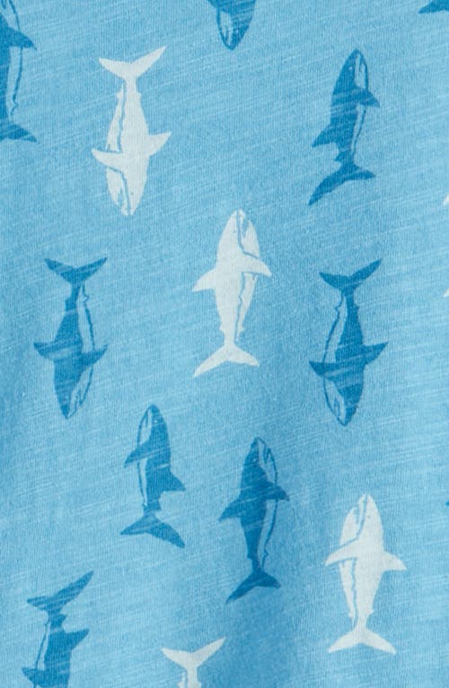 Tucker + Tate Print Cotton T-shirt & Shorts Set In Blue