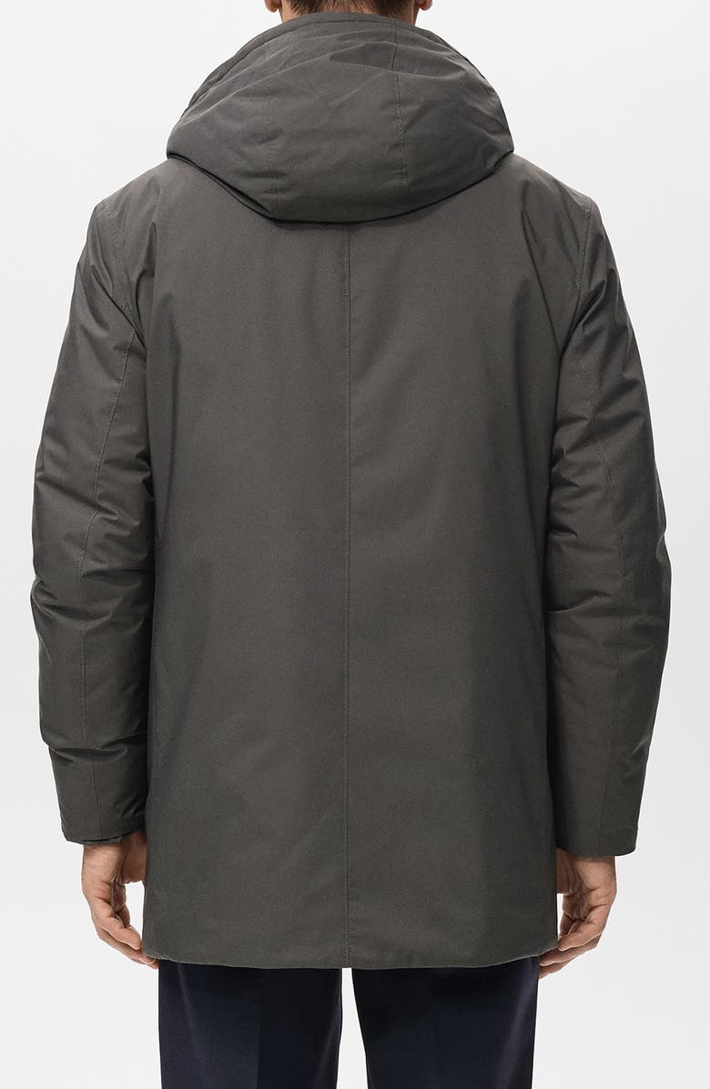 MANGO Water Repellent Insulated 3-in-1 Coat, Alternate, color, Grey