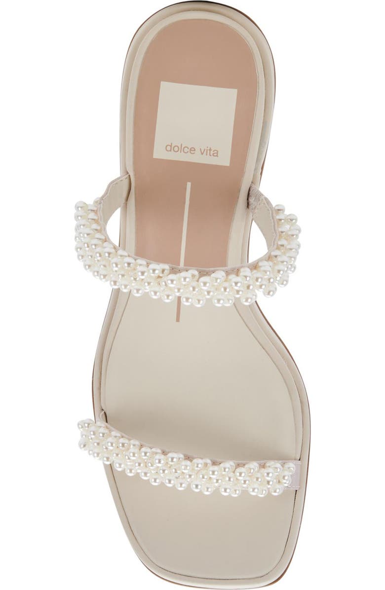 Dolce Vita River Imitation Pearl Slide Sandal, Alternate, color,