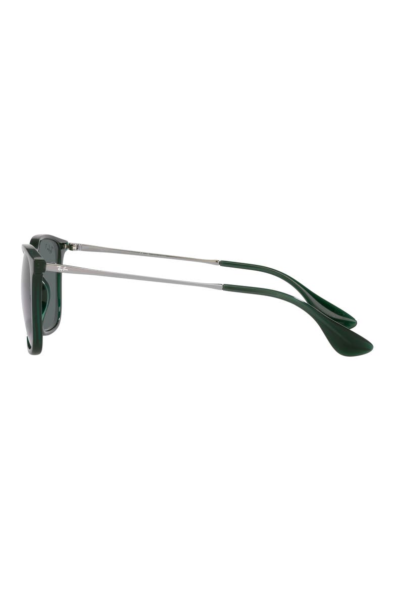 54mm Polarized Square Sunglasses, Alternate, color, TRANSPARENT GREEN