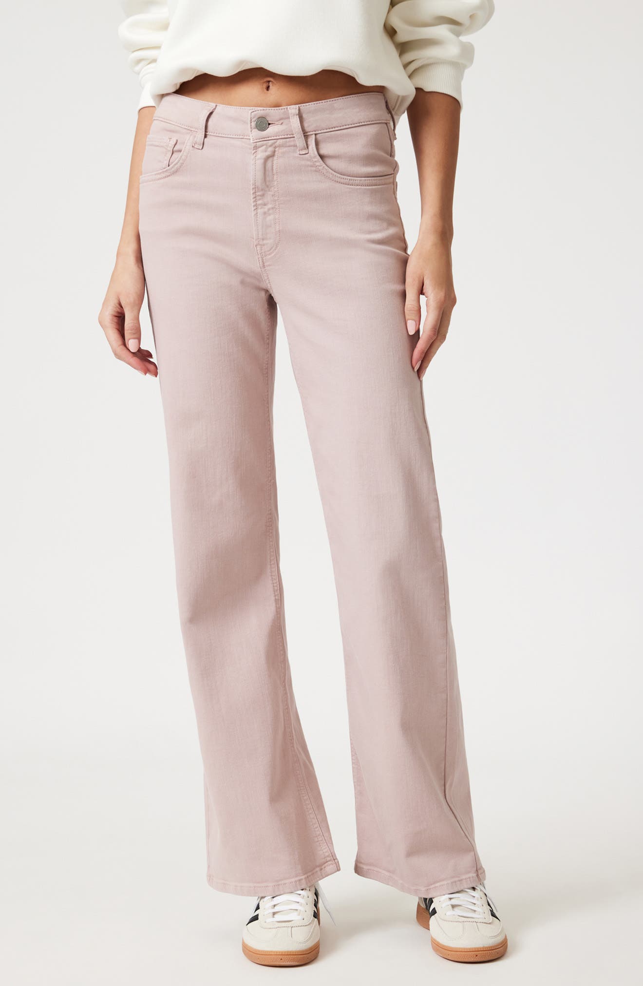 Mavi Jeans Alena High Waist Wide Leg Twill Pants