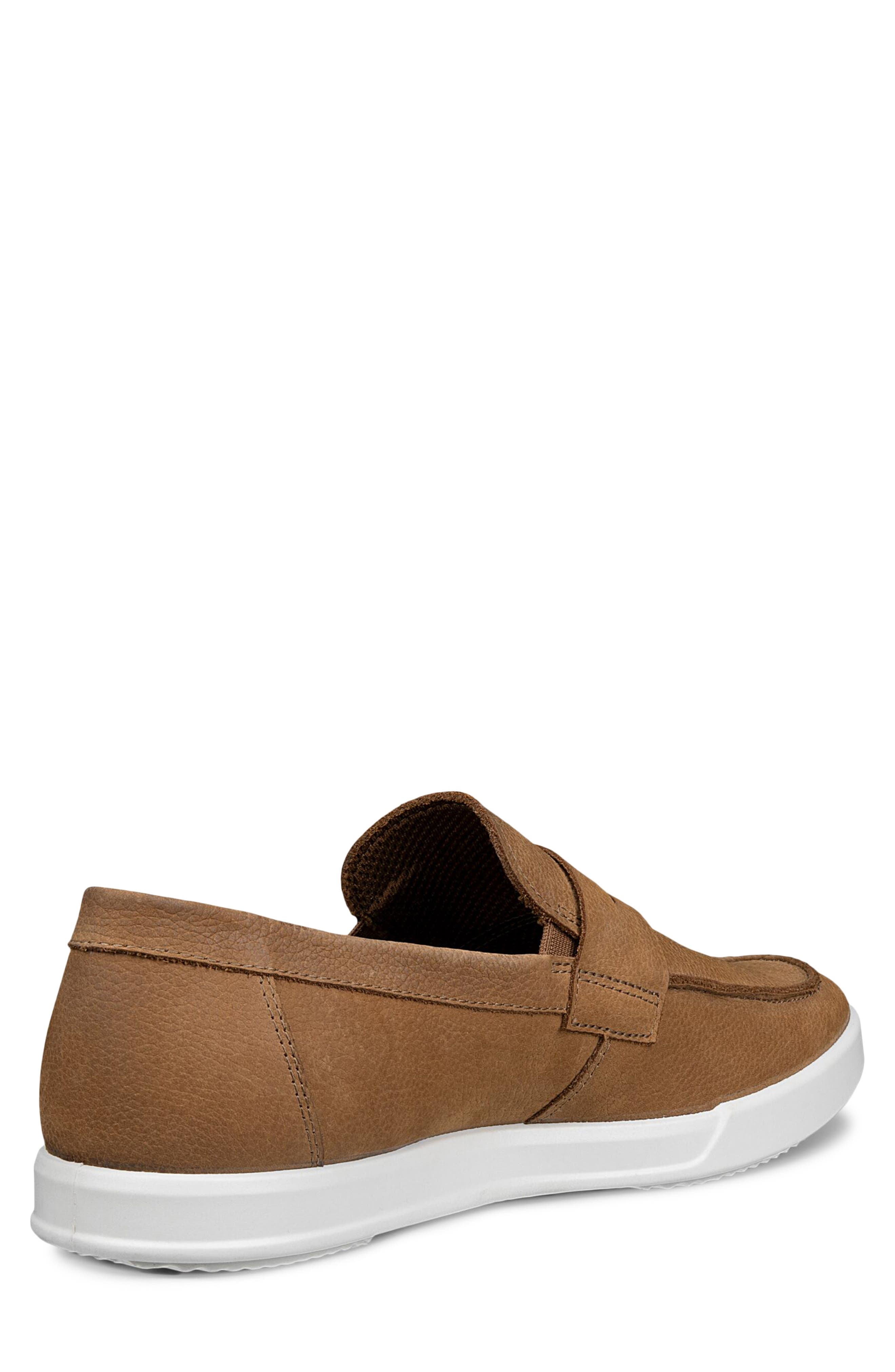 Travel Penny Loafer, Alternate, color, CAMEL