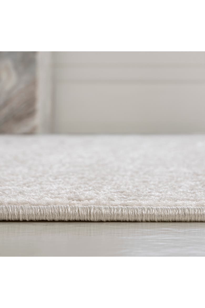 Sofia High-Low MidCentury Modern Arch Stripe Two-Tone Indoor/Outdoor Area Rug, Alternate, color, Ivory/Cream