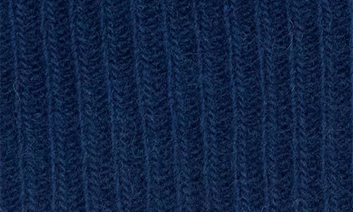 Portolano Cashmere Rib Hat In Blue