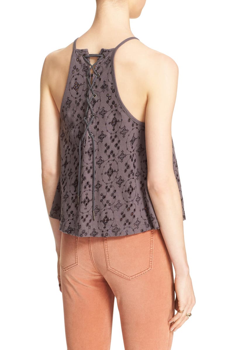 Free People 'Dream Date' Eyelet Tank, Alternate, color, 