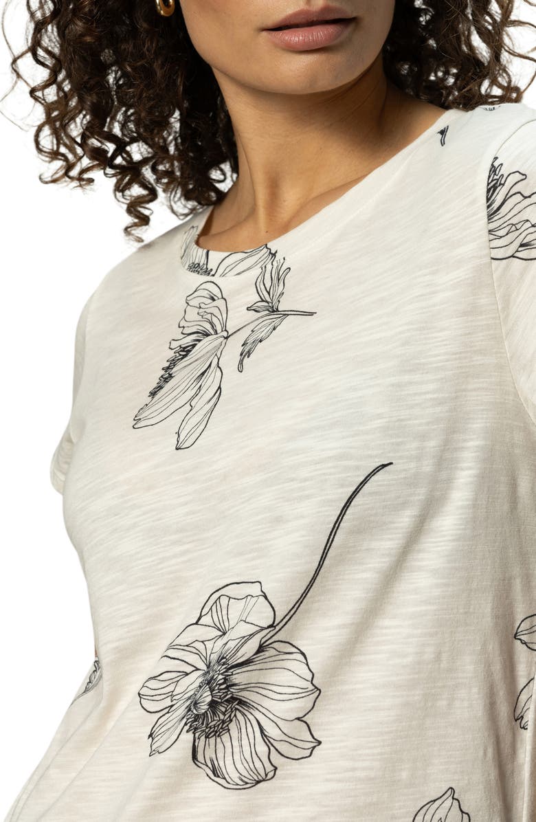 Sanctuary The Perfect T-Shirt, Alternate, color, Sketched