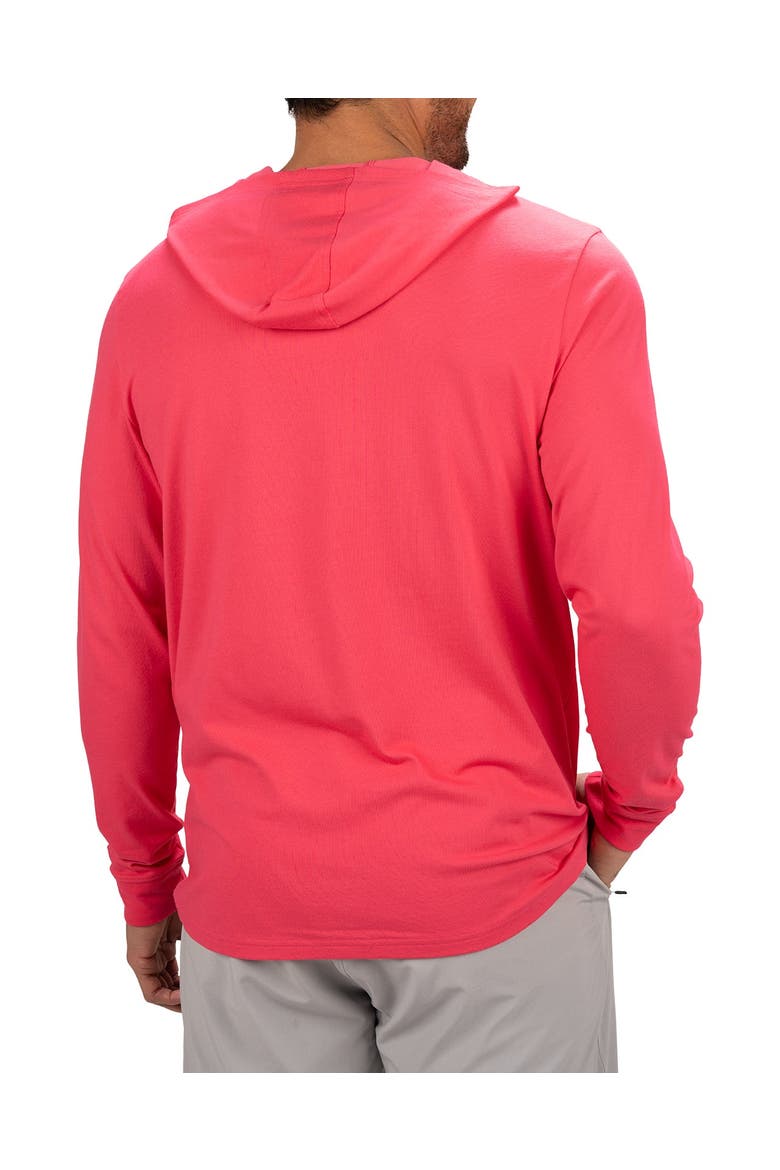 Luxe T Hoodie, Alternate, color, Raspberry