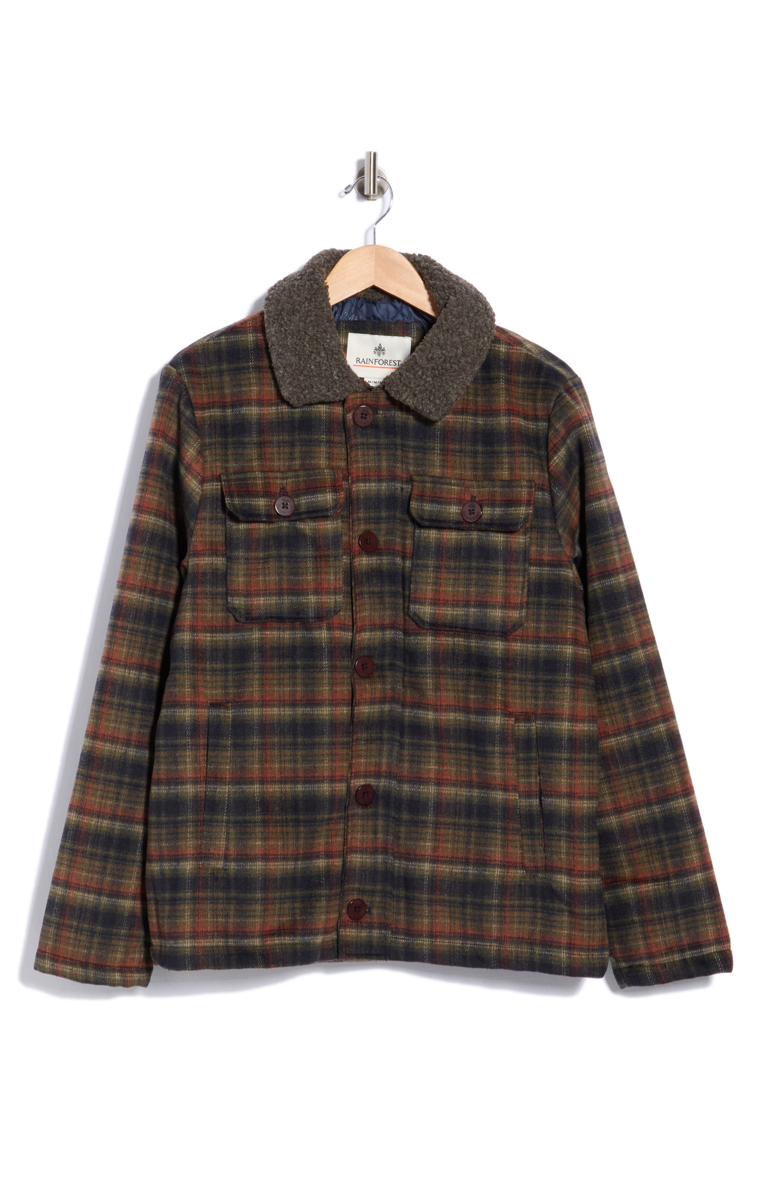 selected OLIVE PLAID
