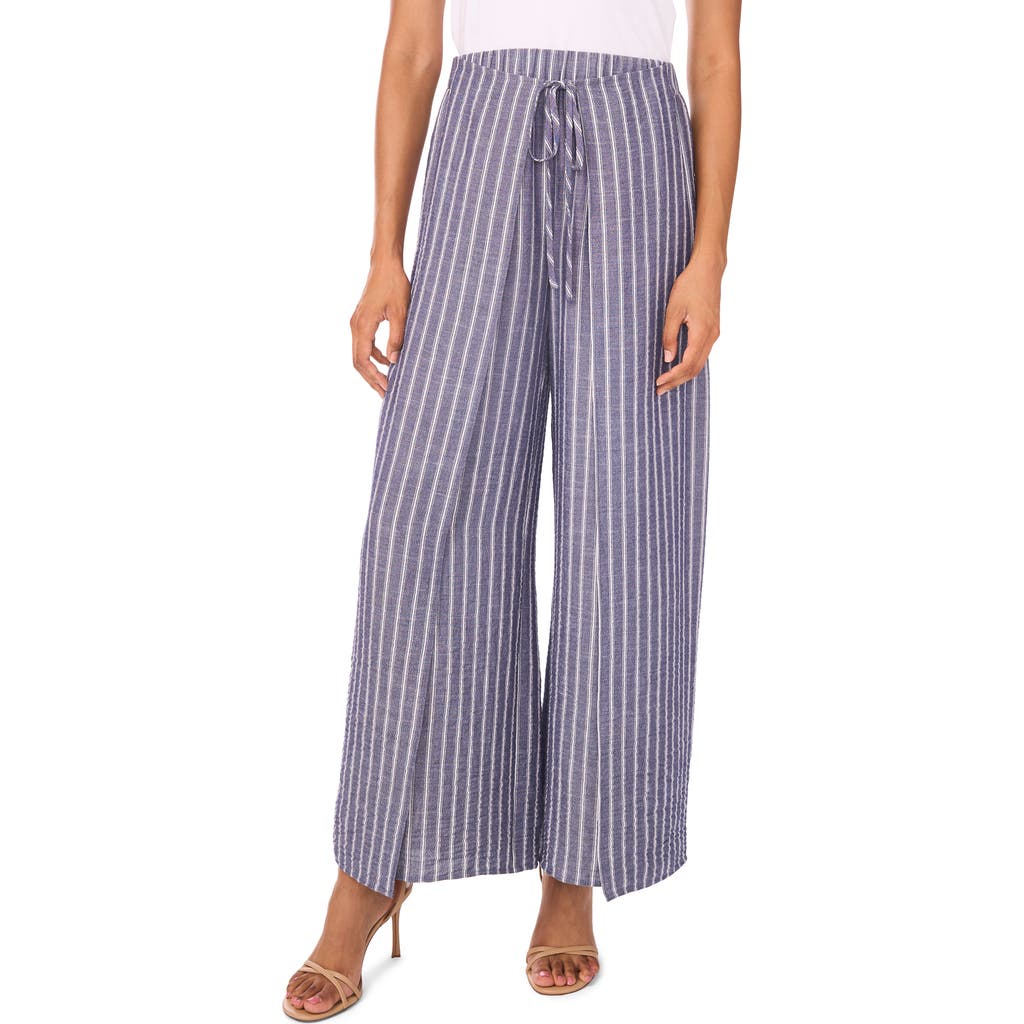 Halogen ® High Waist Crinkle Wrap Pants In Blue