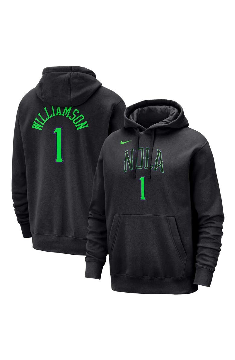 Nike Men's Nike Zion Williamson Black New Orleans Pelicans 2023/24 City Edition Name & Number Pullover Hoodie, Main, color, 