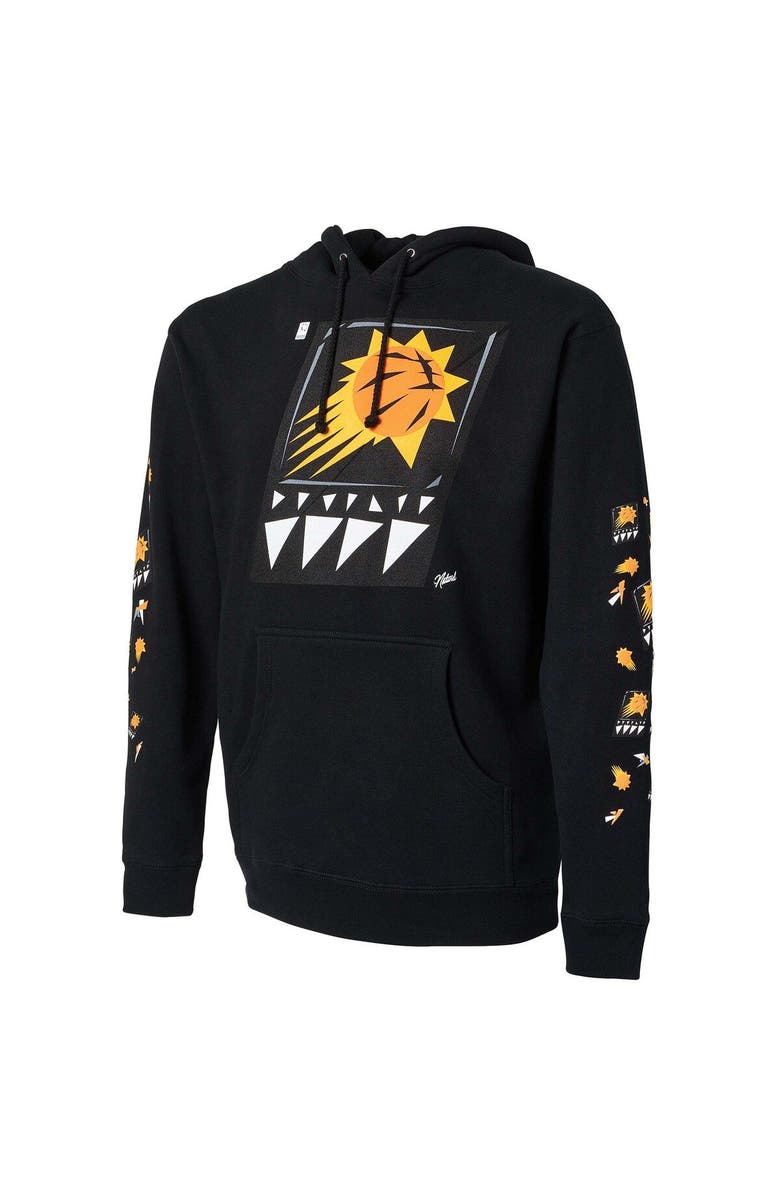 NBA X Naturel Men's NBA x Naturel Black Phoenix Suns No Caller ID Pullover Hoodie, Alternate, color, Black