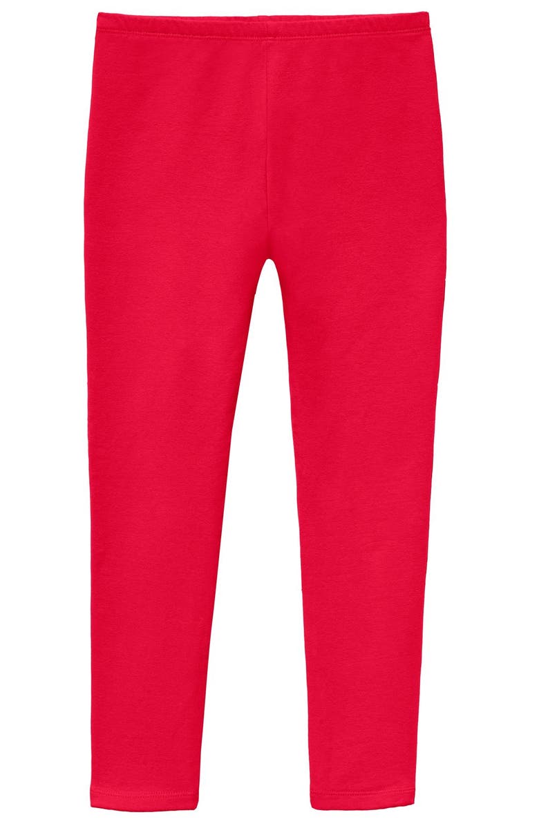 CITY THREADS Girls Soft Fleece Stretch Leggings, Main, color, Charcoal