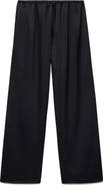 MANGO Satin Pajama Pants