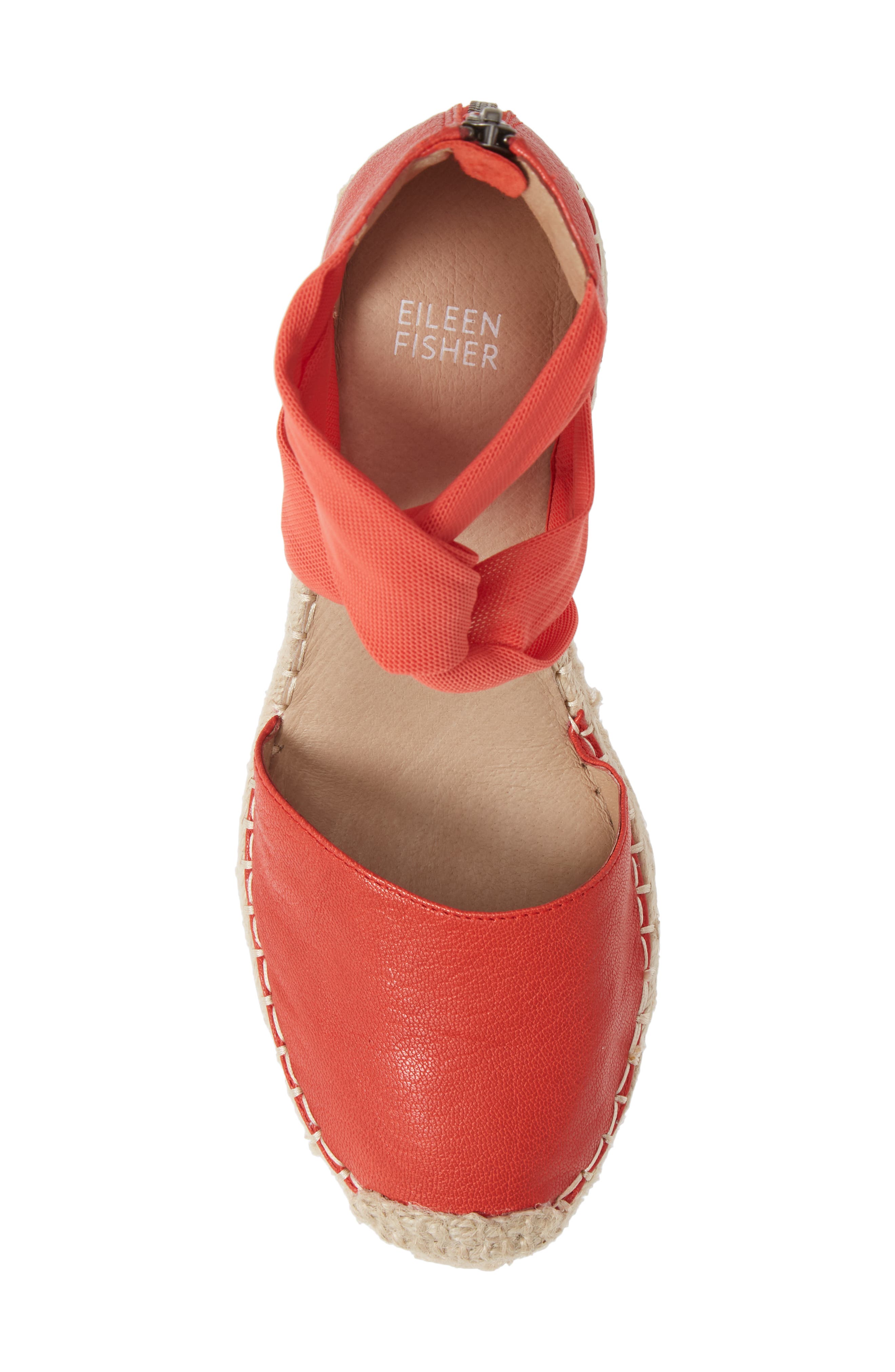 Wallis Espadrille Wedge, Alternate, color, PAPRIKA LEATHER